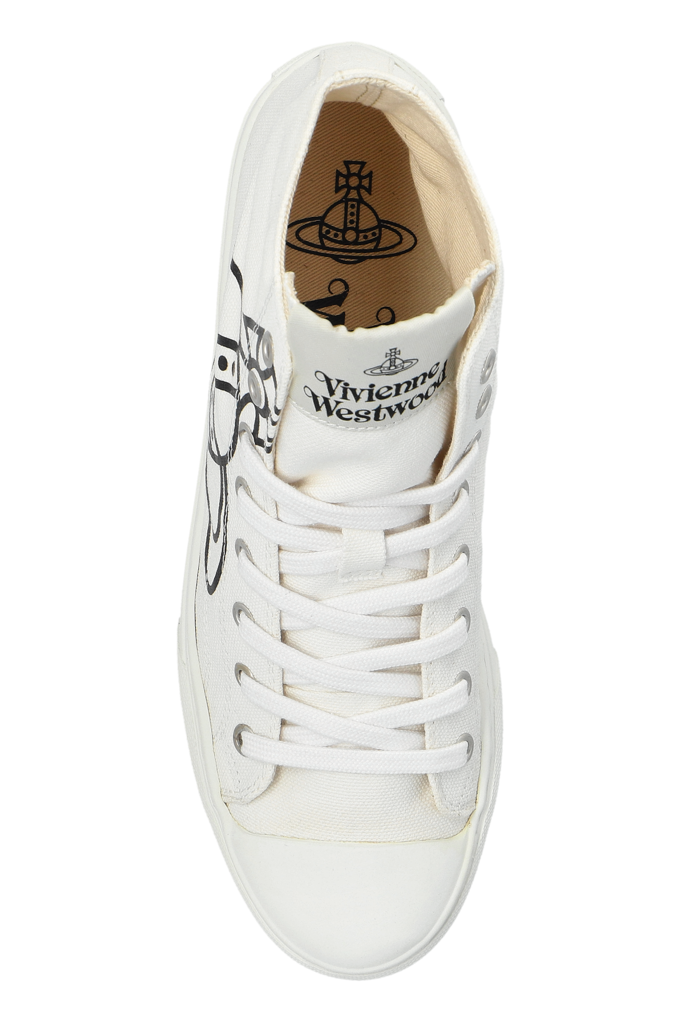 スニーカー VIVIENNE WESTWOOD Men Sneakers 7502005CML002TA401 White Vivienne Westwood Sneaker With Logo | italist